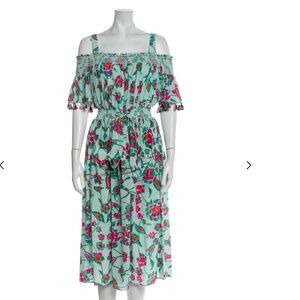NWT Tanya Taylor Mint Dress - 100% Silk - Size 12